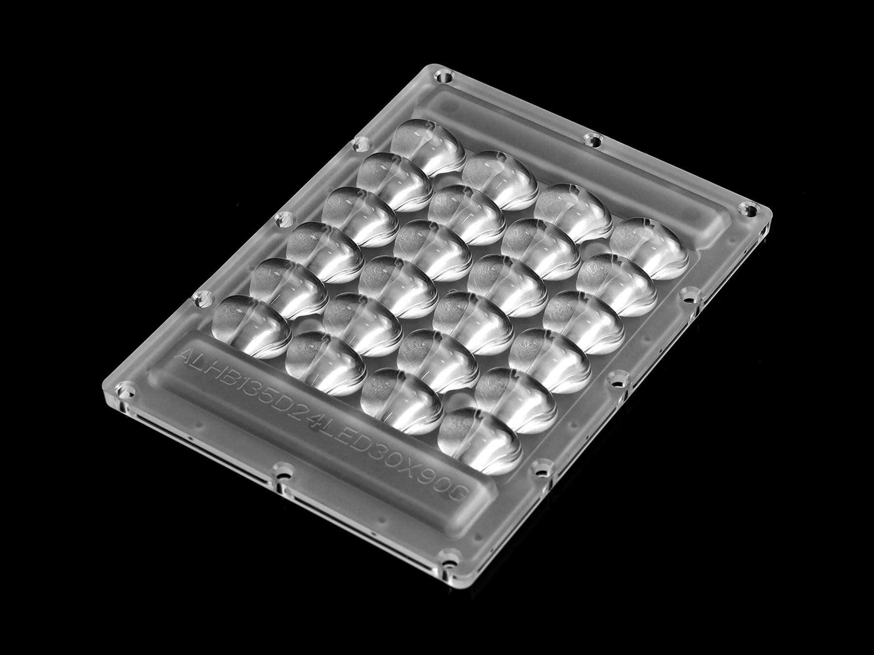 24LEDs 4x6 lens 30°x90° for High bay lighting