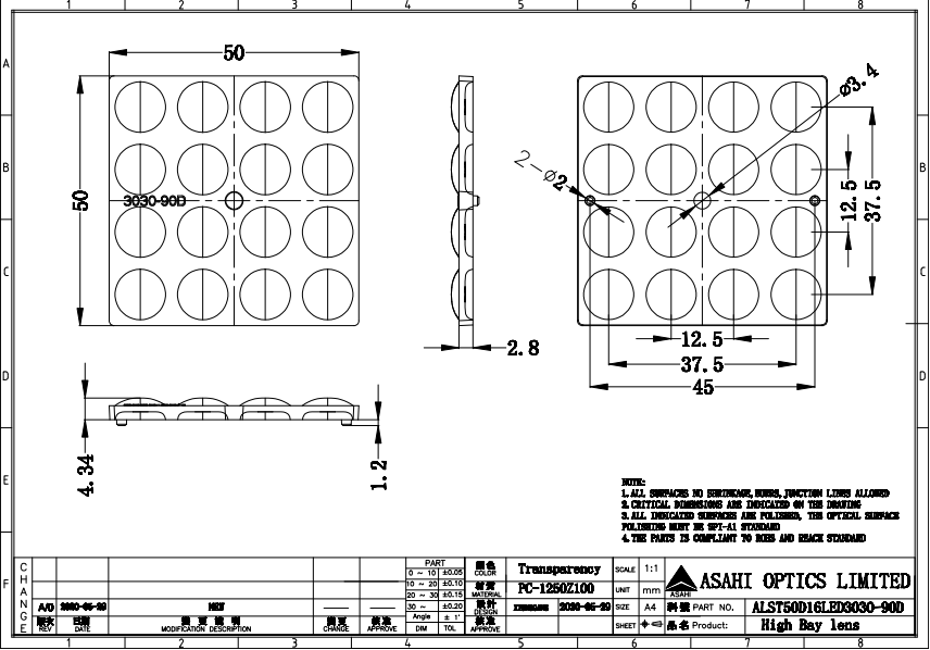 ALHB50D16LED90G 1128 Drawing