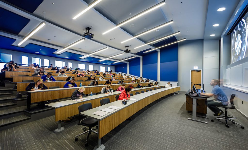 classroom lighting