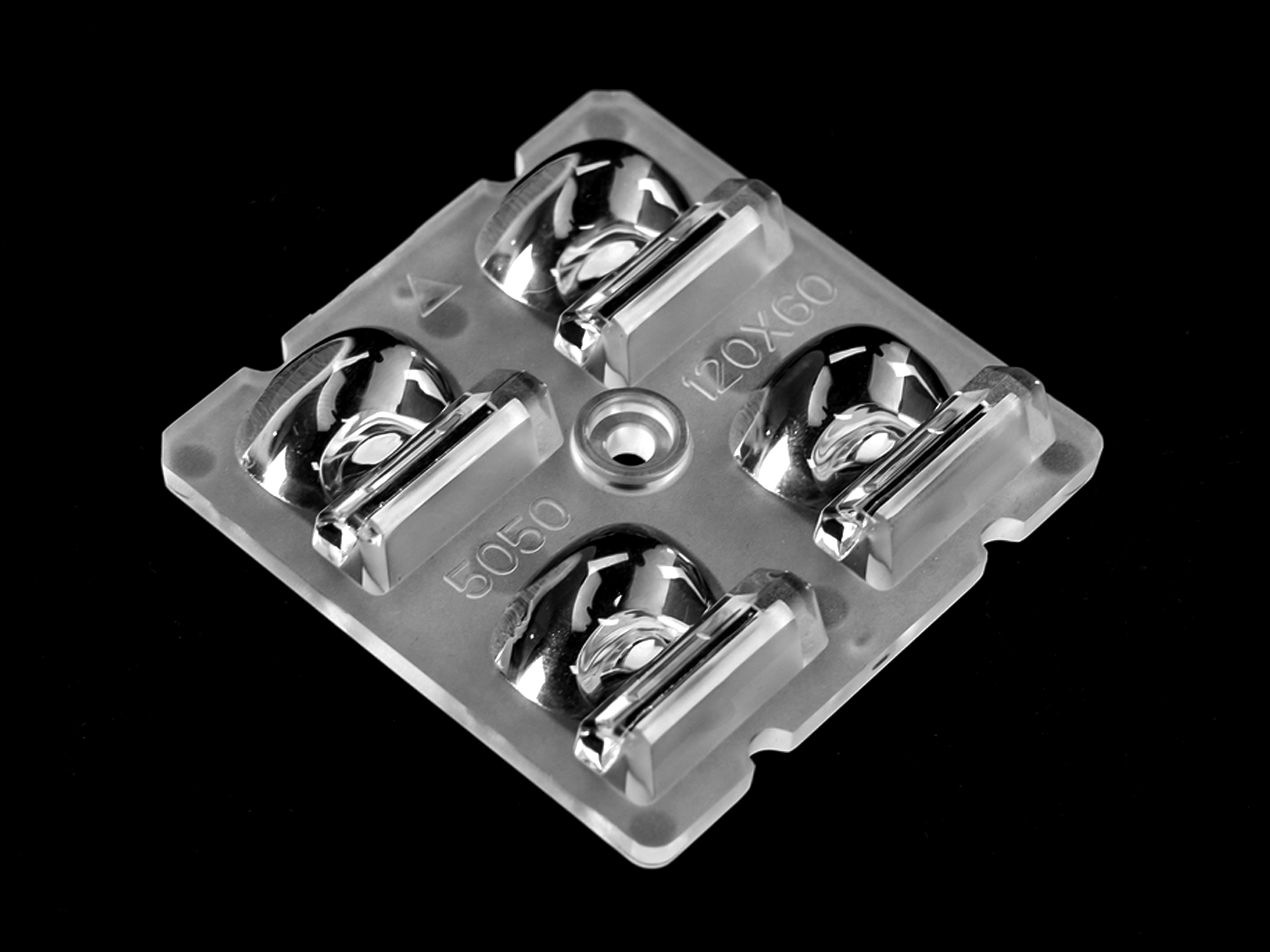 2x2 lens 5050LED 120X60° T4 Asymmetric  for Tunnel light