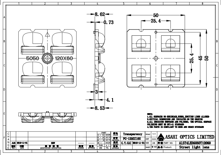 ALST50D4LED5050T12060 drawing701