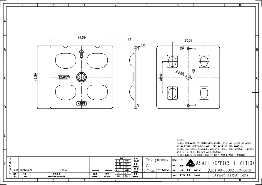 Lenz Applique LED Encastré par Excloosiva