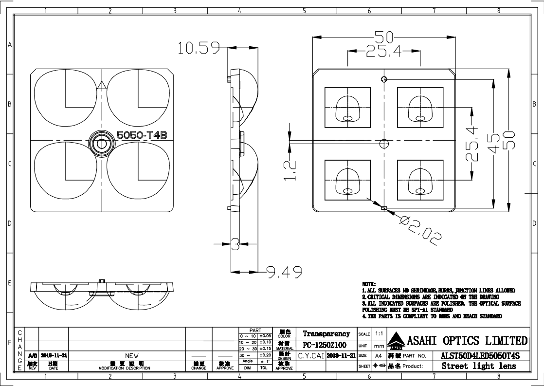 ALST50D4LED5050T4B drawing 745