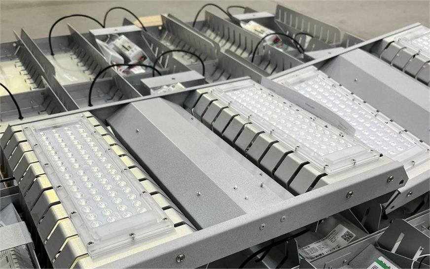 64LEDs High Bay light lens array