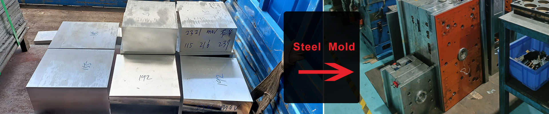 steel and mold