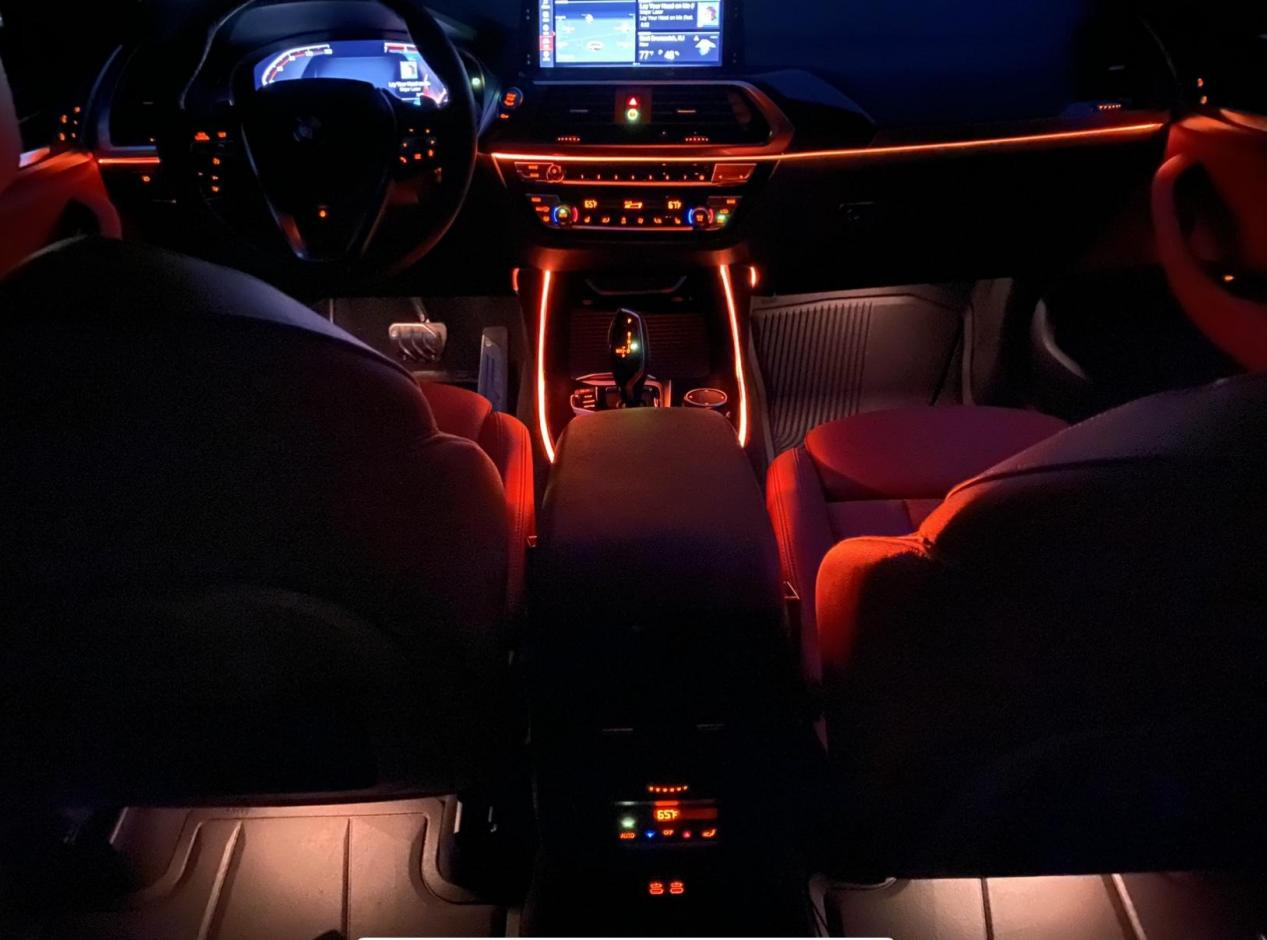 Automotive ambient lights optics