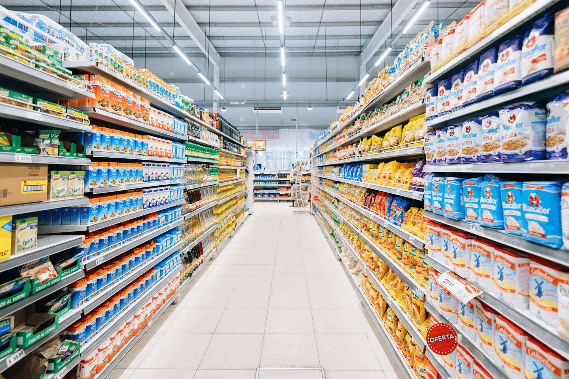 Supermarket Lighting Application
