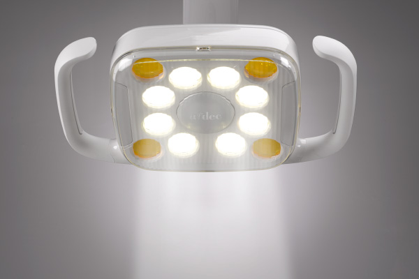 Dental lights optics