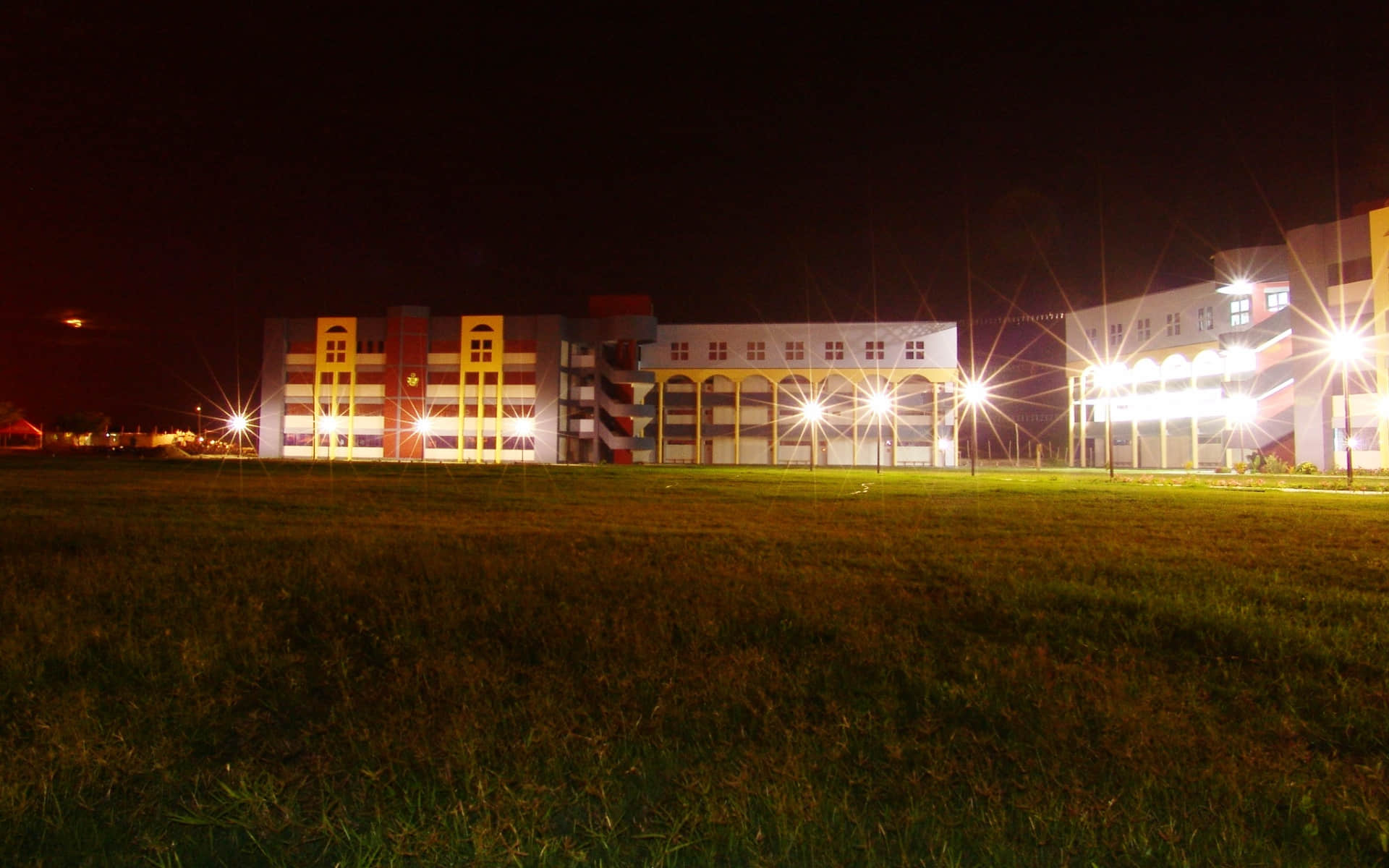 School playground lighting