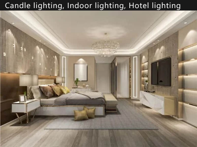 Candle lighting, Indoor lighting, Hotel lighting