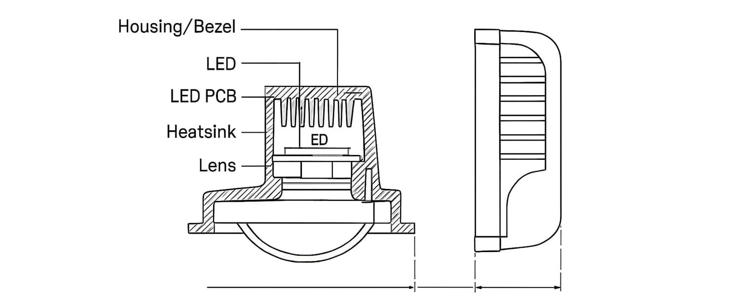 Luminaire Heatsink Drawings