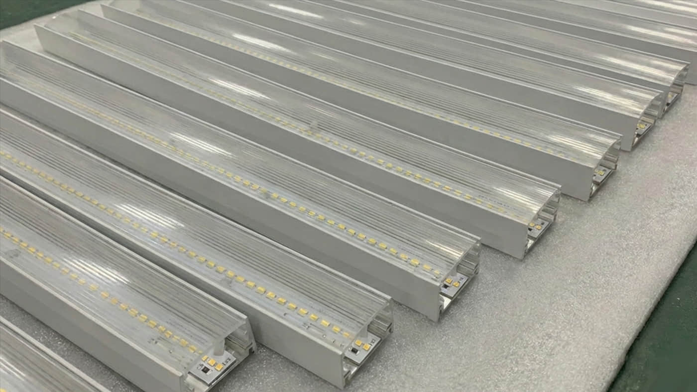 extruded lens Integration and system completion