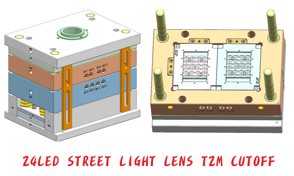24led lens for street light t2m cutoff