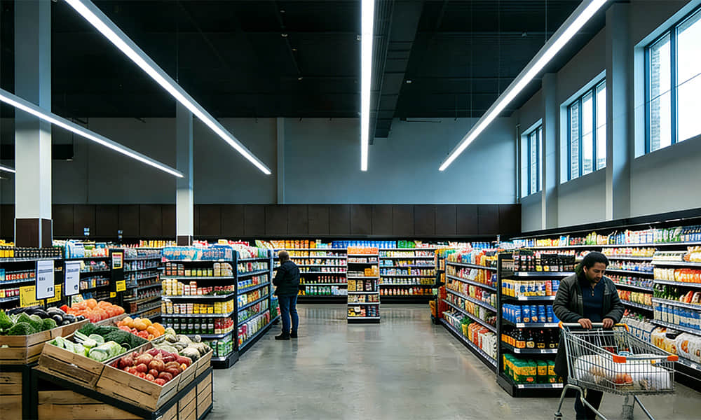 280x40mm Zhaga standard linear light lens for commercial lighting