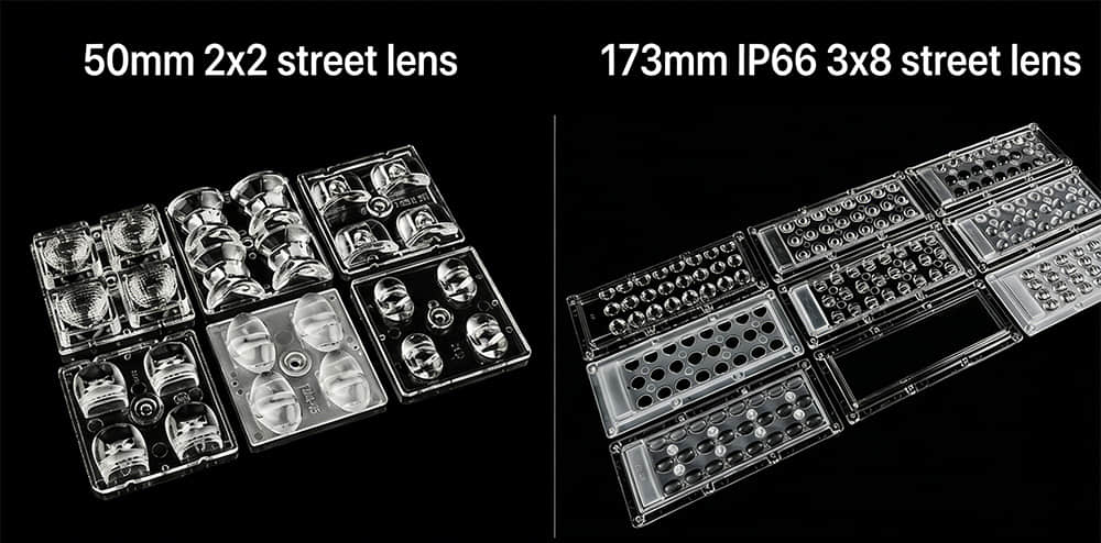2x2 and 3x8 street lens