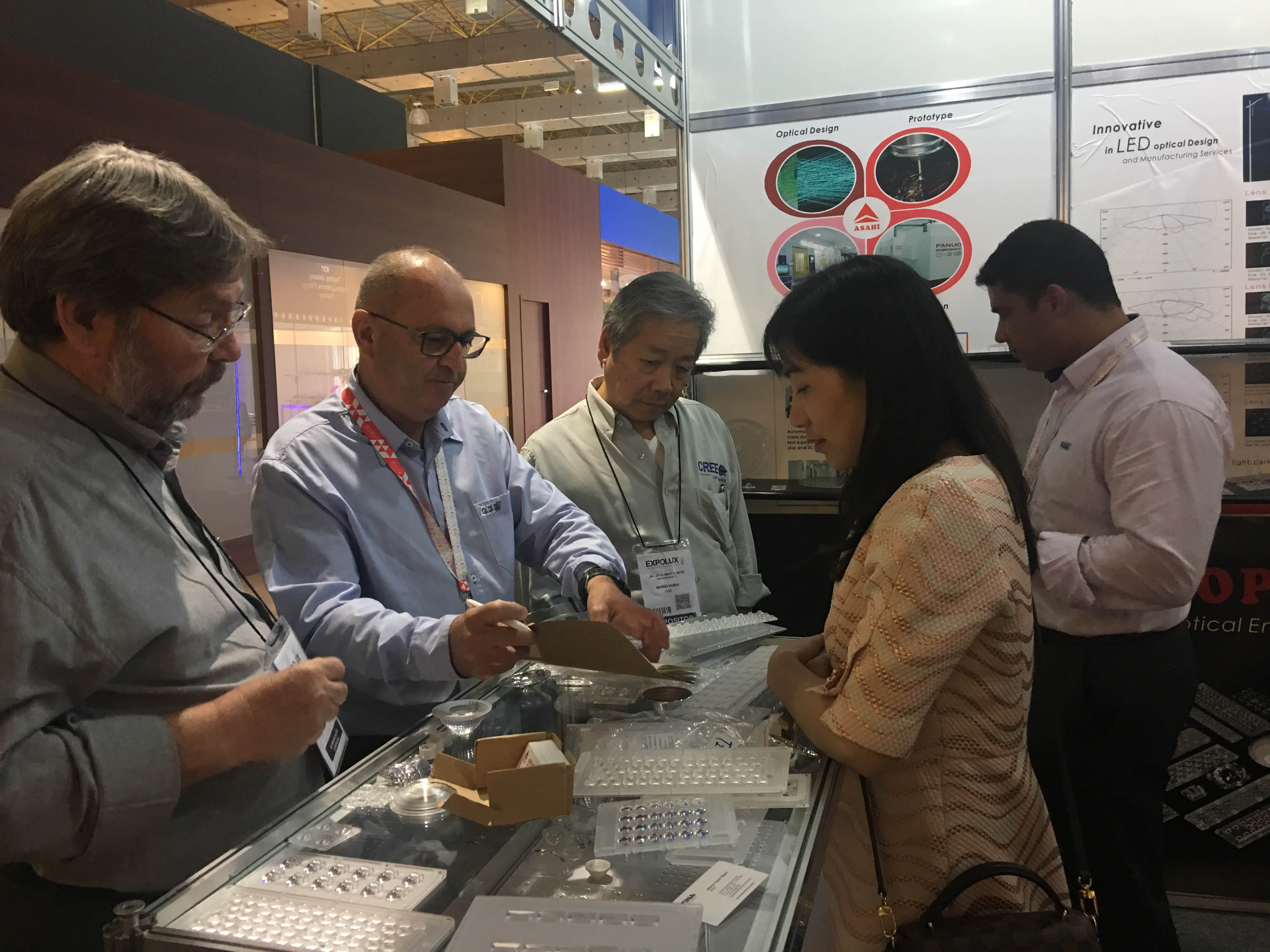 Asahi Optics Booth K31 at EXPOLUX Lighting Brazil