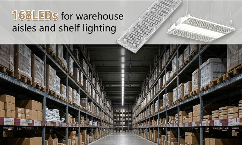 Asahi Optics LED lens for warehouse aisles and shelf lighting