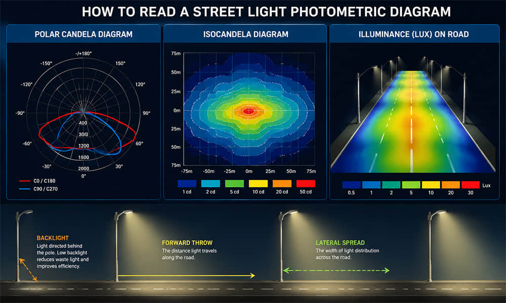 How to Read an IES File When Selecting an LED Street Light Lens