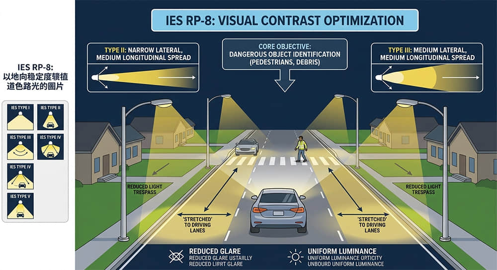 IES RP 8 VISUAL CONTRAST OPTIMIZATION