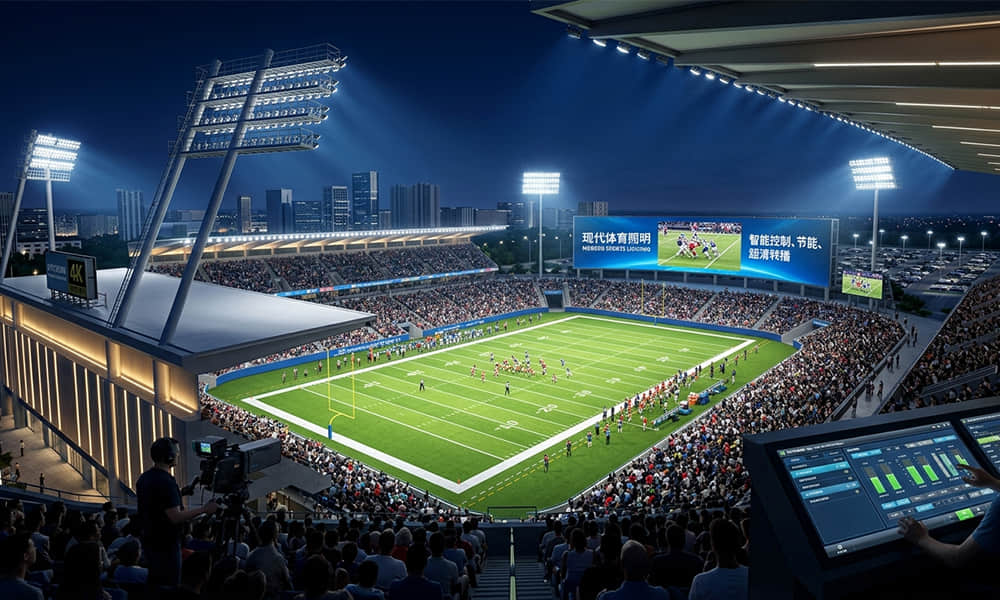 Soccer field and football field (American football)