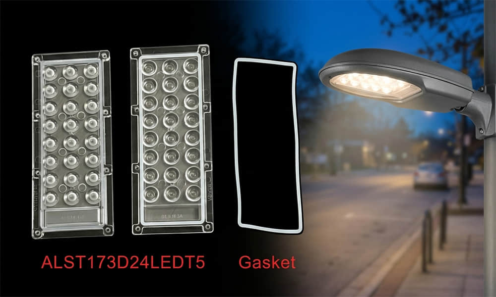 The actual application of the 3x8 street lens.