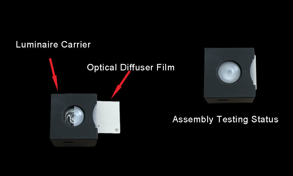 otpical diffuser film Assembly Testing Status