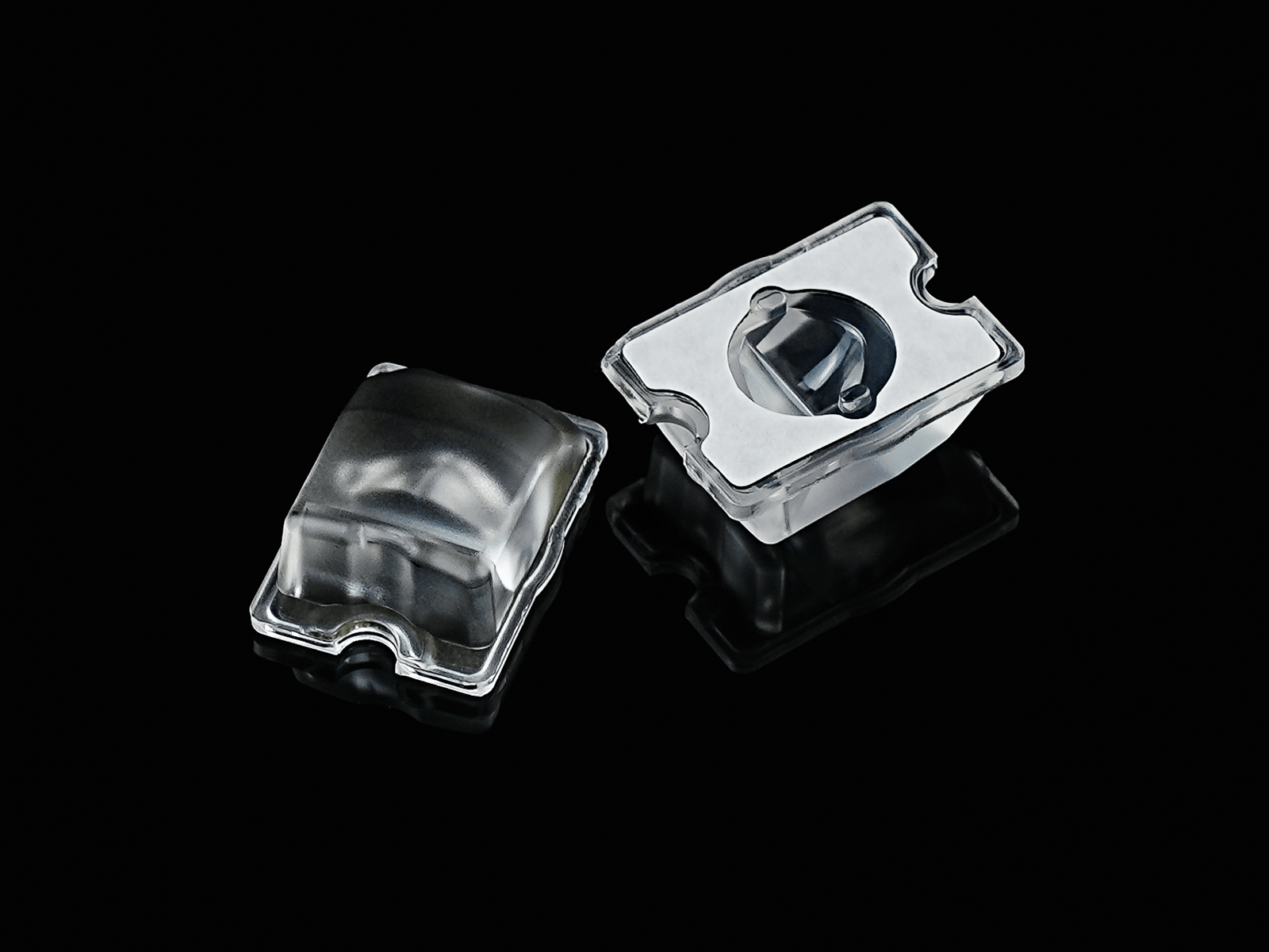 20mm single lens with asymmetric beams for architecture lighting
