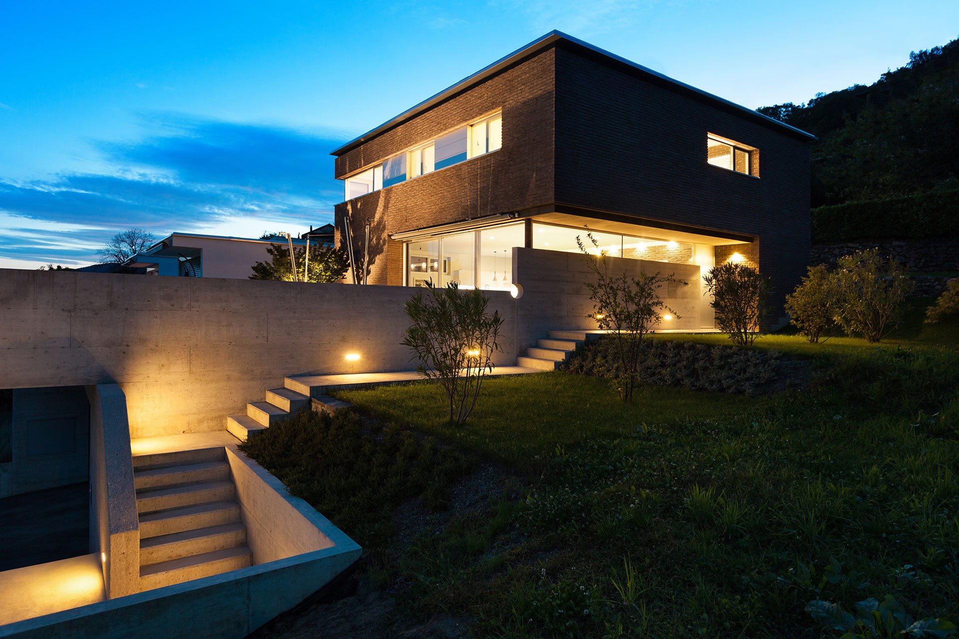 21mm Architectural Exterior Wall Wash Lighting LED Lens Application