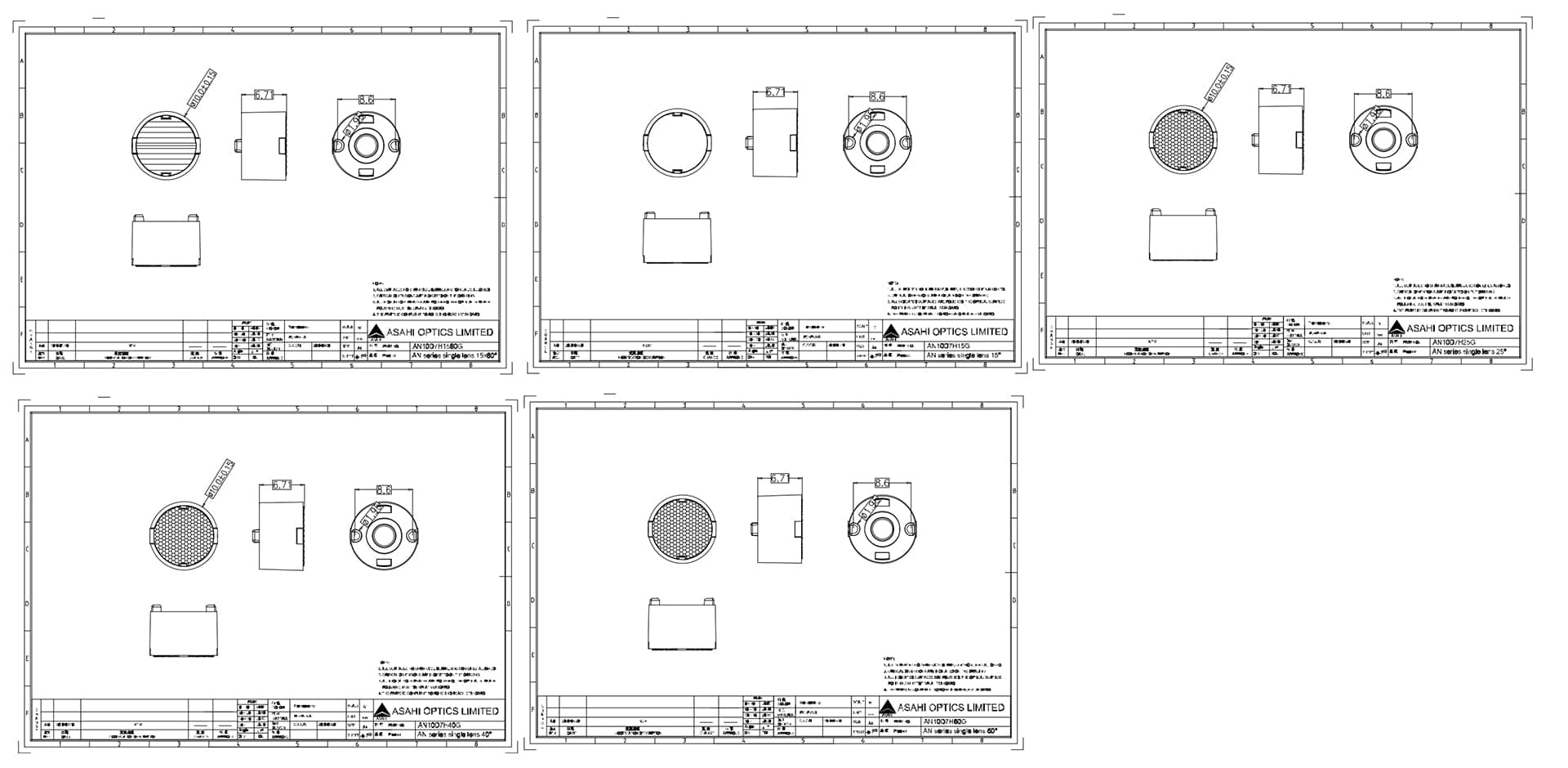 AN10D7H15G30G40G60G1560G 2D Drawing
