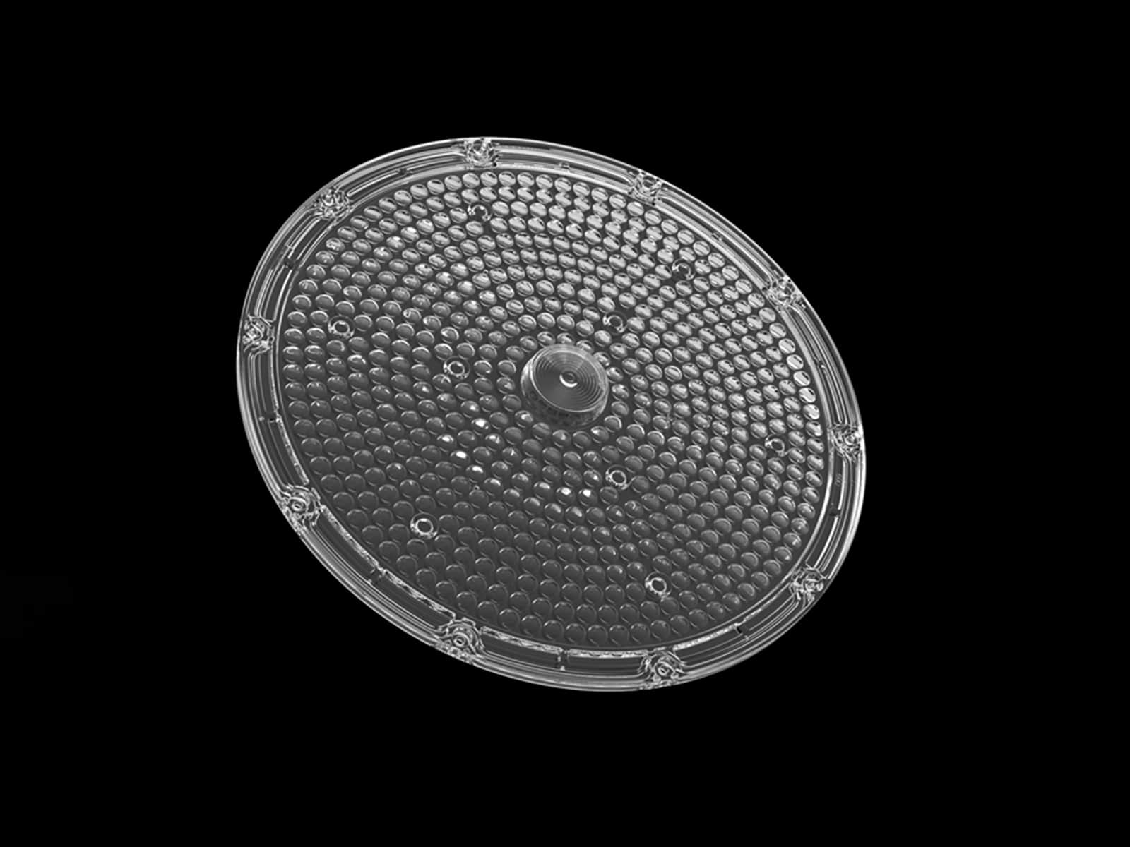 264mm round UFO lens for high bay lights