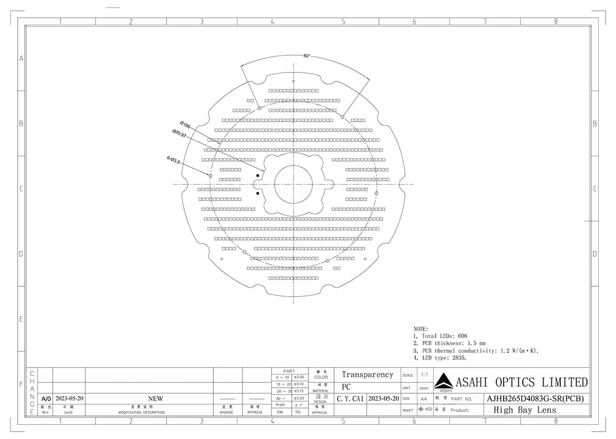 AJHB265D4083G SR (PCB Drawing)