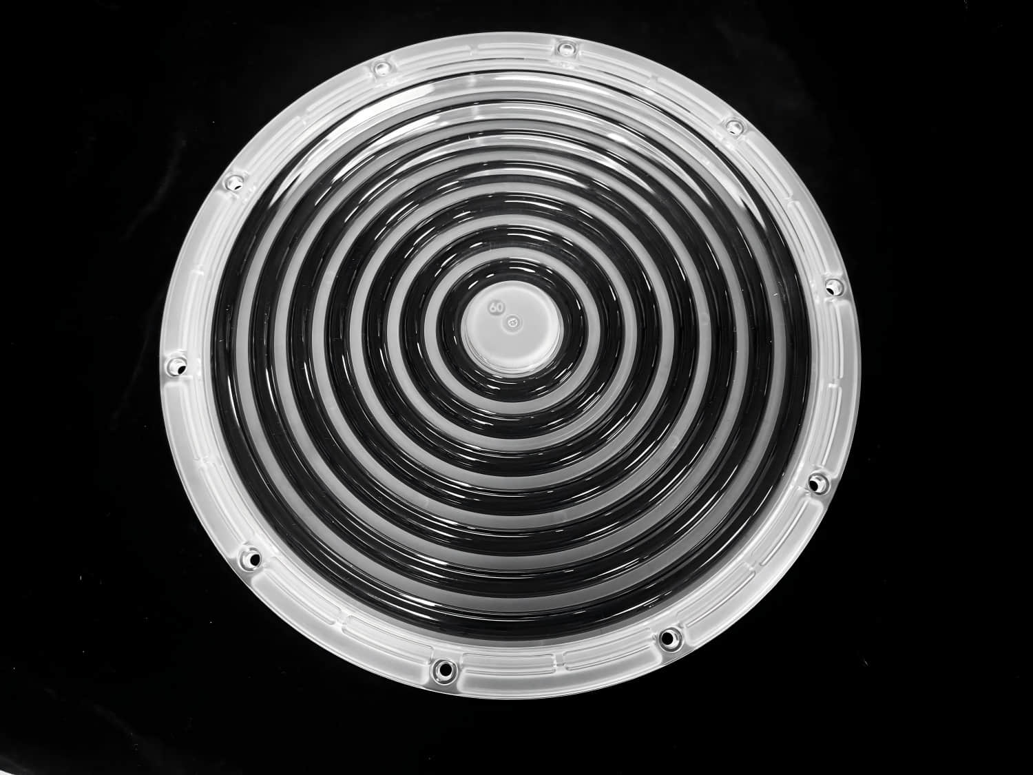 IP66 Waterproof Of 150W UFO Industrial Lighting Lens 3030 LED 60°90°120°