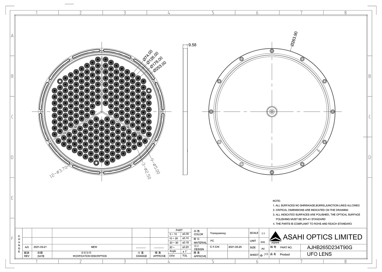 AJHB265D234T90G 2D Drawing