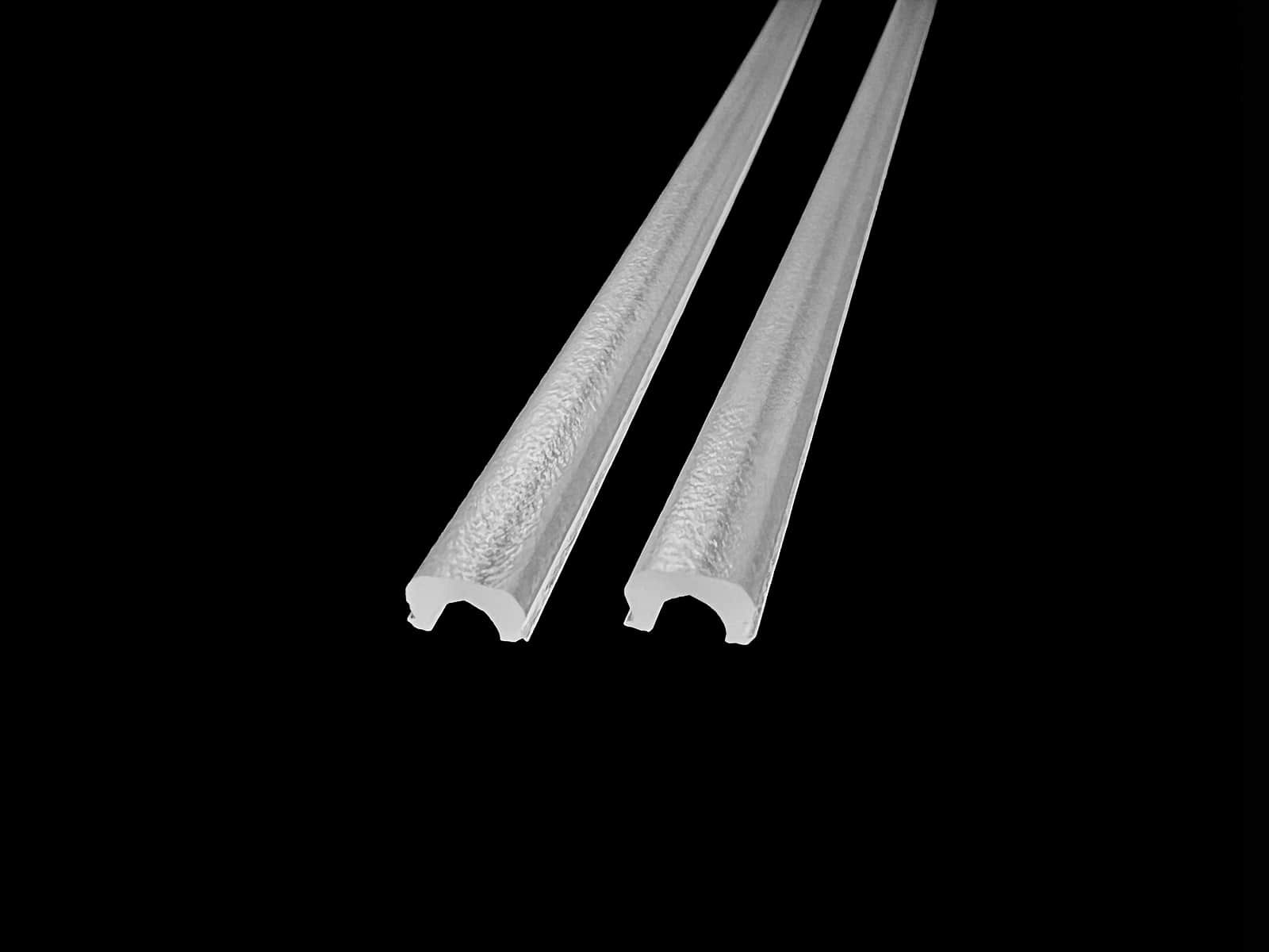 7mm width double asymmetric 40degree extruded lens