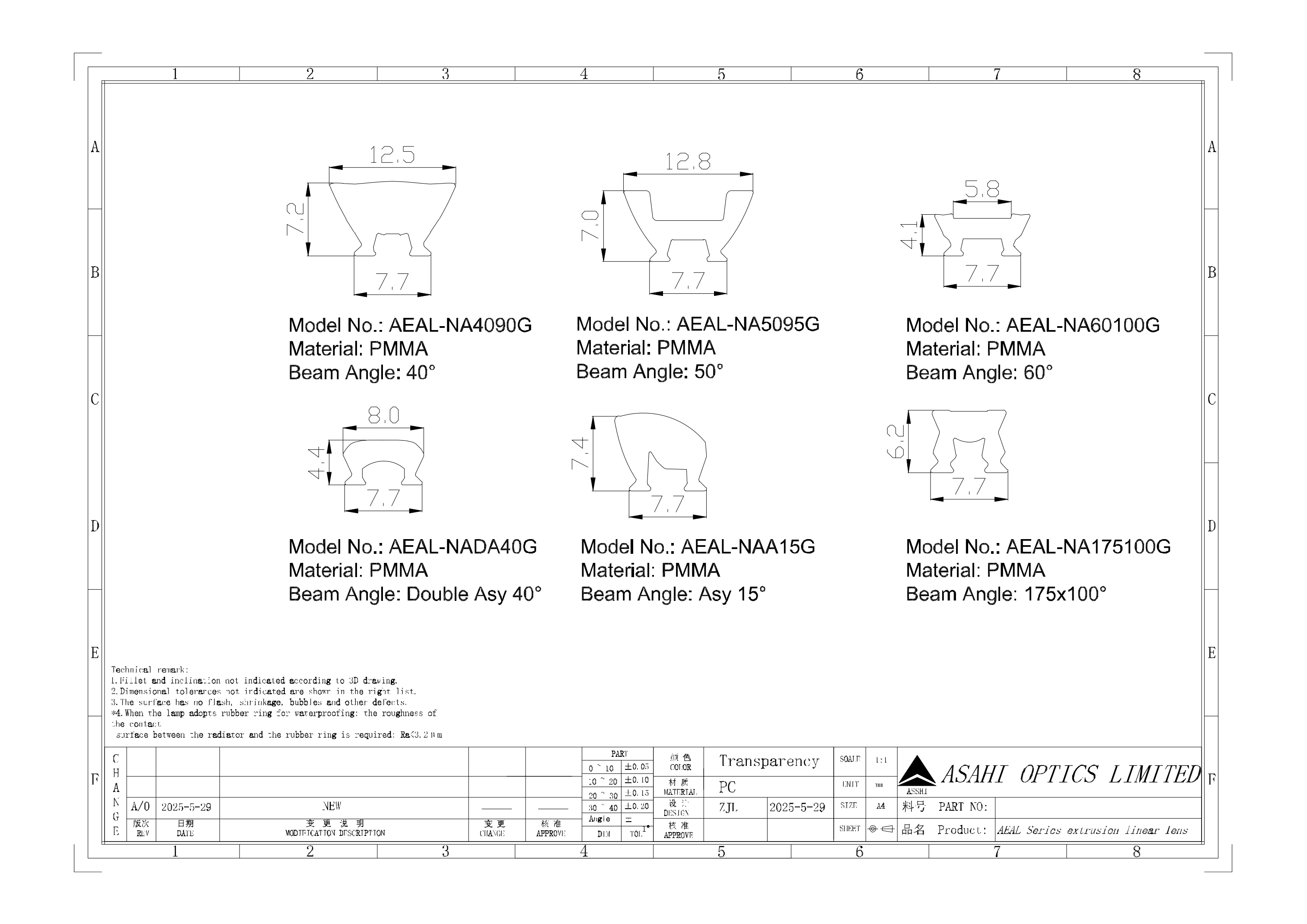 ASEL AO Series Drawing