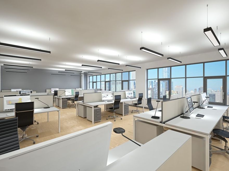 Linear Lighting Optics Featuring 24LEDs Optics Design Application