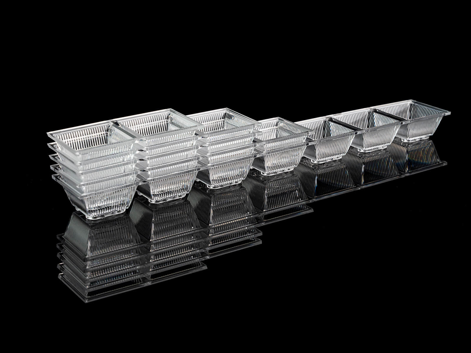 linear daisy 1x3 1x4 1x7 housing led lens cover