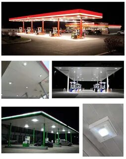 272mm DLC F Round Shaped Outdoor Canopy Lighting Lens Application