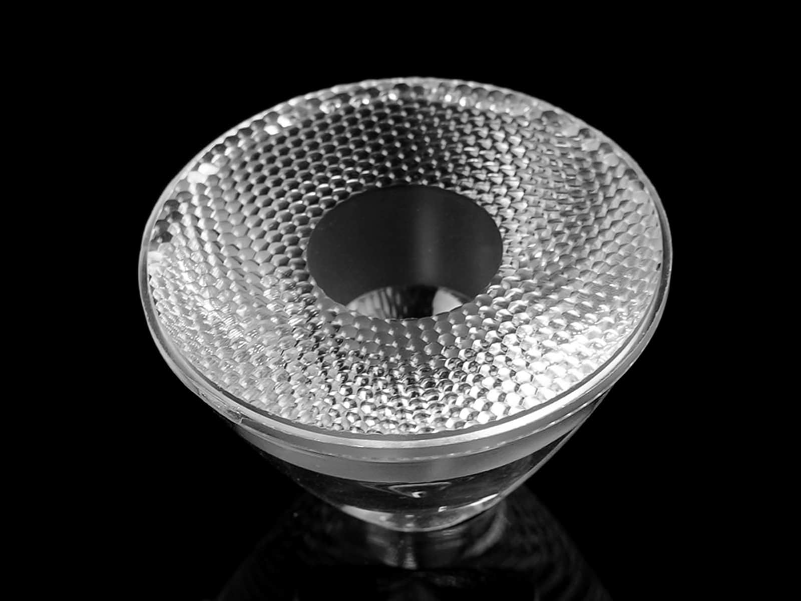 45mm rgbw led stage light lens 25° for colorful decorative lighting
