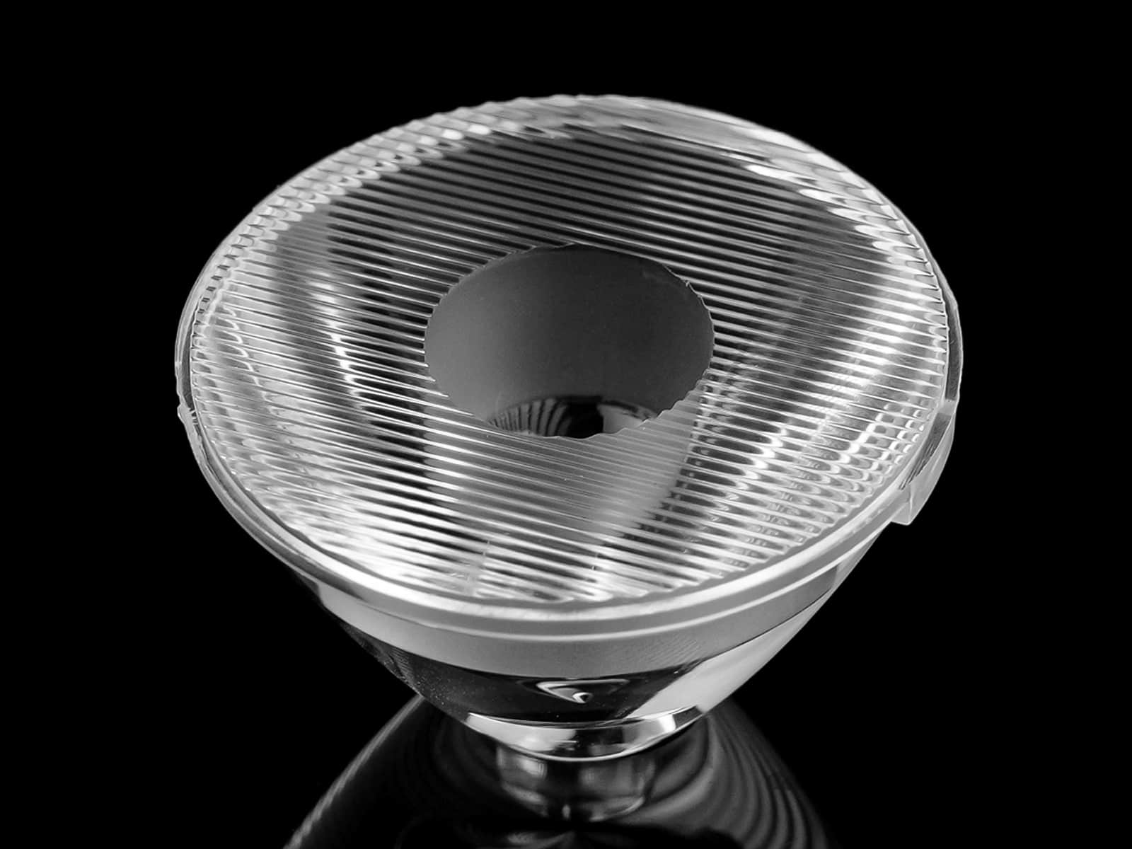 45mm xml rgbw led lens with oval beam 15x30 degree