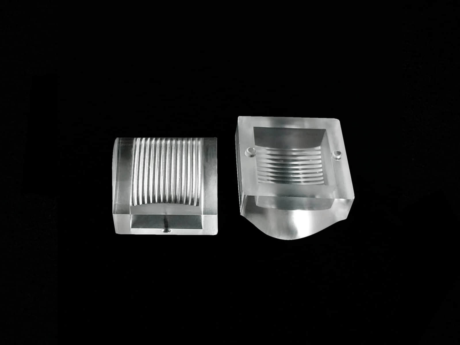 20mm square waterproof striated 10x90 degree lens
