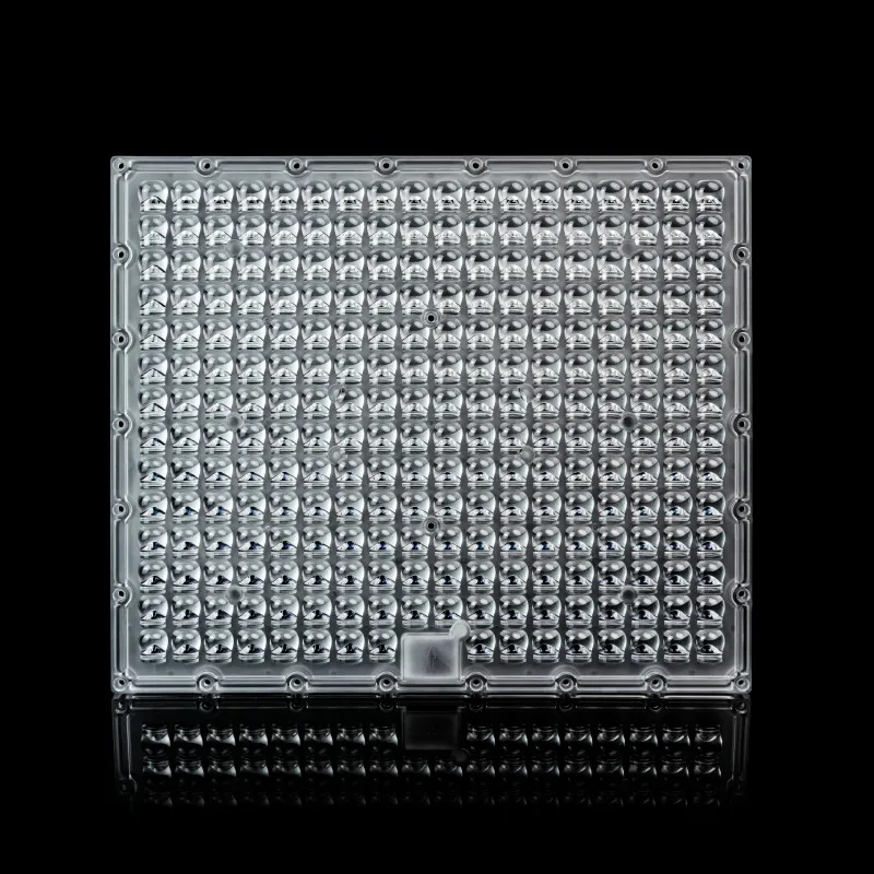 Polarized 55 degrees Anti-glare stadium lighting lens