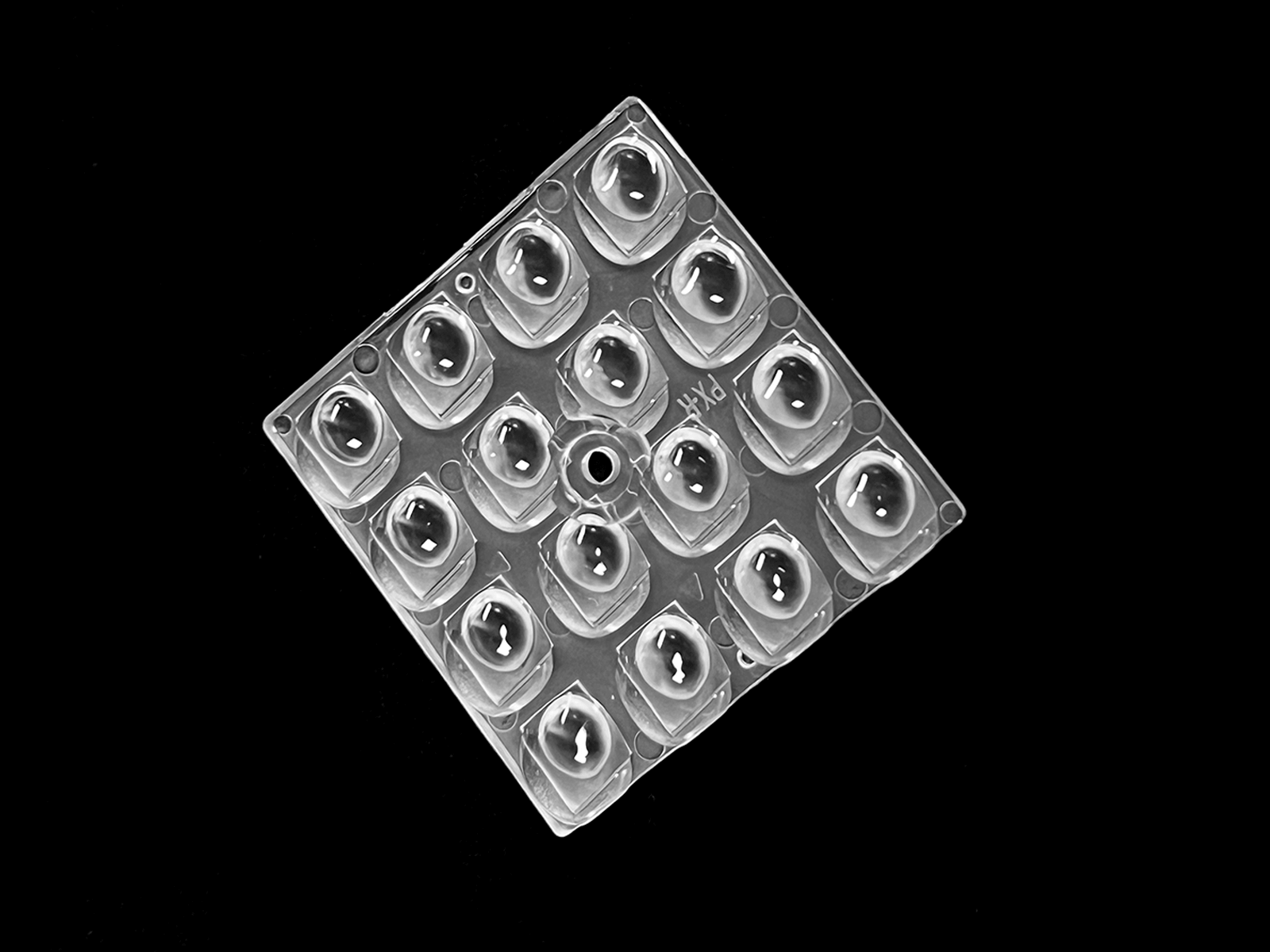4x4 lens for pedestrian crossing road lighting