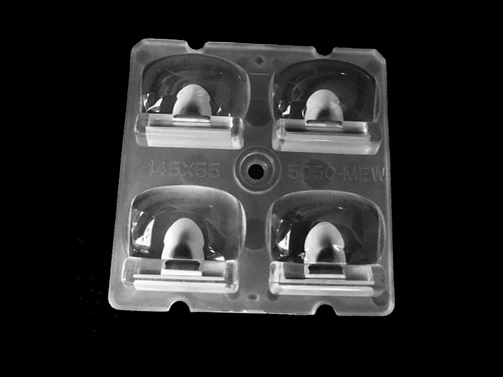 5050LED TypeIV Low Glare Area Illumination Optics Lens