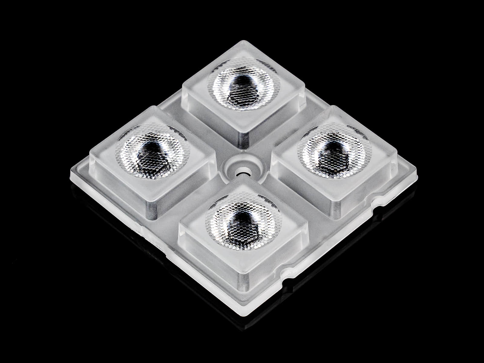 2x2 50° Wide Beam Industrial Lens 3535 Flood Light Lens