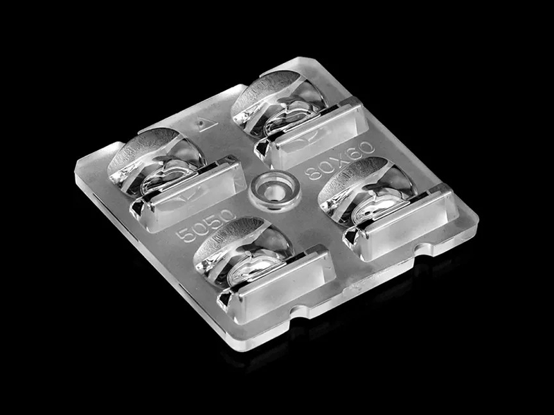 2x2 80x60degree Optical Lens For Parking Lot Lighting