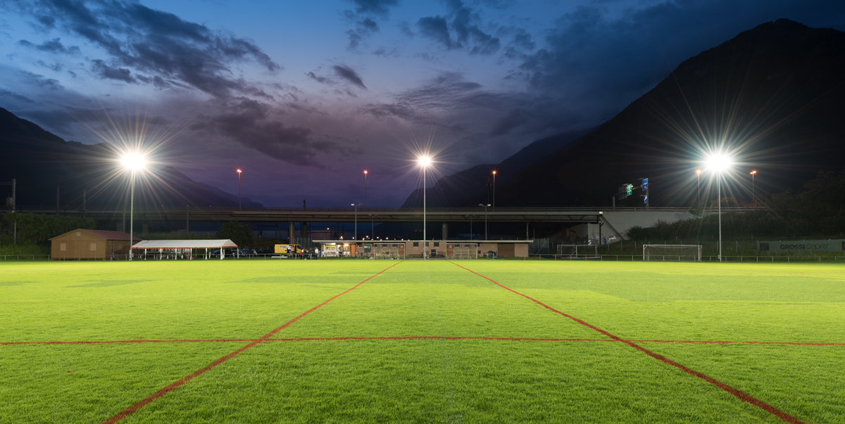 2x2 Arrays Focused Illumination Stadiium Lighting Lens Application