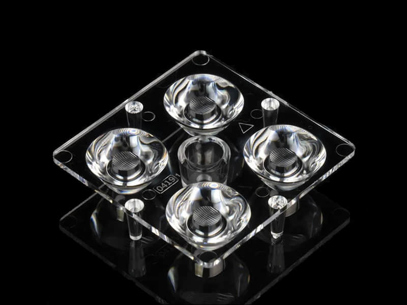 2x2 Arrays Focused Illumination Stadiium Lighting Lens