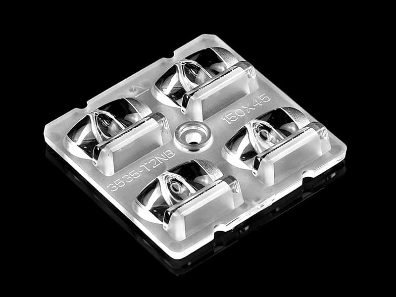 2x2 Roadway Lighting Lens With Back Light Control