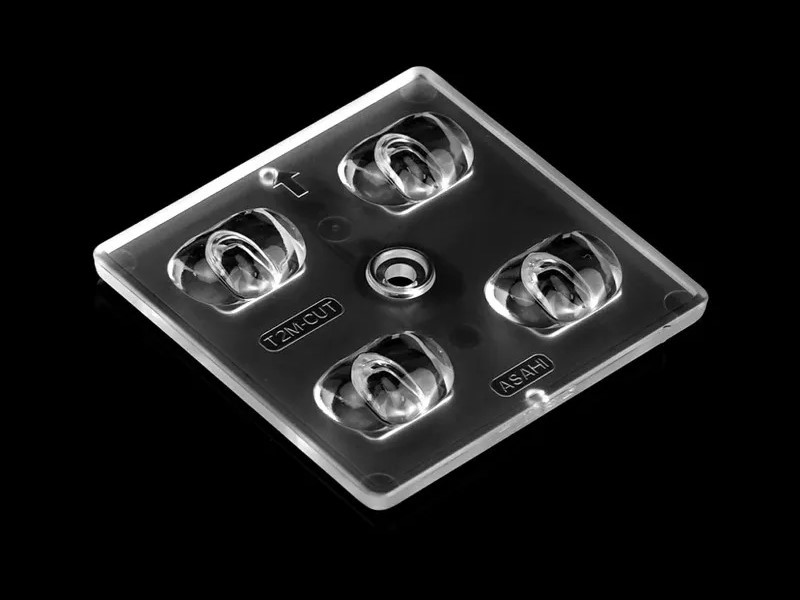 2x2 TypeII-M Street Light Lens With Excellent Cutoff